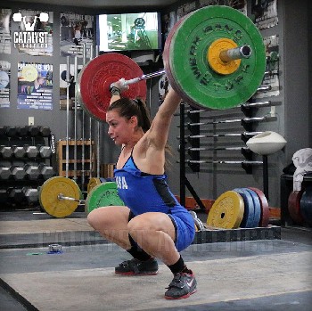 Jessica snatch - Olympic Weightlifting, strength, conditioning, fitness, nutrition - Catalyst Athletics