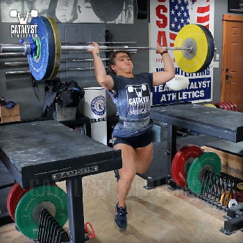 Lily jerk - Olympic Weightlifting, strength, conditioning, fitness, nutrition - Catalyst Athletics