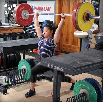 Lily jerk - Olympic Weightlifting, strength, conditioning, fitness, nutrition - Catalyst Athletics