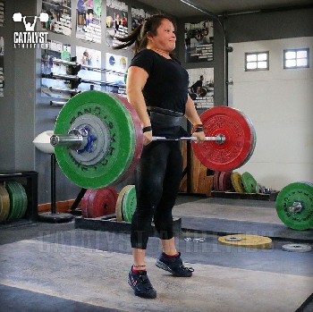 Lily clean pull - Olympic Weightlifting, strength, conditioning, fitness, nutrition - Catalyst Athletics