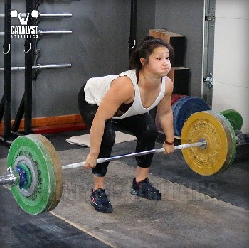 Lily clean - Olympic Weightlifting, strength, conditioning, fitness, nutrition - Catalyst Athletics