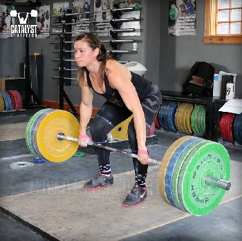 Jess clean deadlift - Olympic Weightlifting, strength, conditioning, fitness, nutrition - Catalyst Athletics
