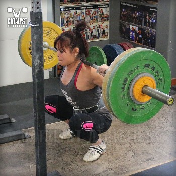 Jes back squat - Olympic Weightlifting, strength, conditioning, fitness, nutrition - Catalyst Athletics
