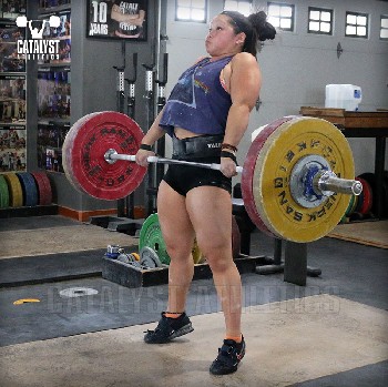Lily clean pull - Olympic Weightlifting, strength, conditioning, fitness, nutrition - Catalyst Athletics