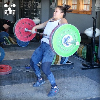 Lily clean - Olympic Weightlifting, strength, conditioning, fitness, nutrition - Catalyst Athletics