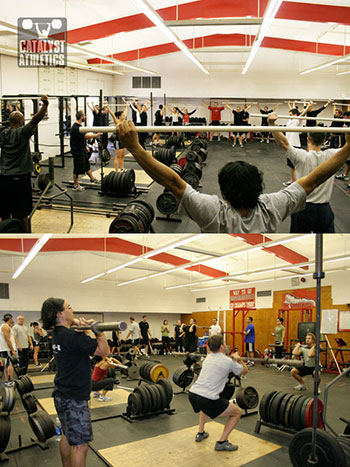 Olympic Weightlifting clinic at Fallbrook High School - Olympic Weightlifting, strength, conditioning, fitness, nutrition - Catalyst Athletics