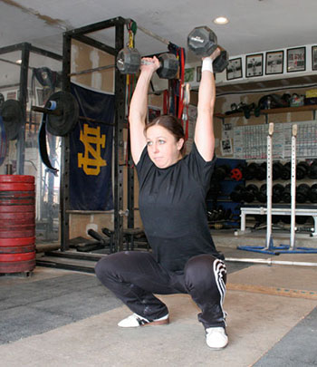 Dumbbell Sotts press - Olympic Weightlifting, strength, conditioning, fitness, nutrition - Catalyst Athletics