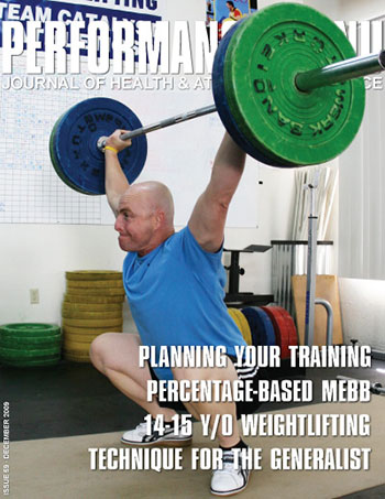 Performance Menu cover issue 59 - Olympic Weightlifting, strength, conditioning, fitness, nutrition - Catalyst Athletics
