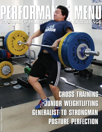 Performance Menu cover issue 61 - Olympic Weightlifting, strength, conditioning, fitness, nutrition - Catalyst Athletics